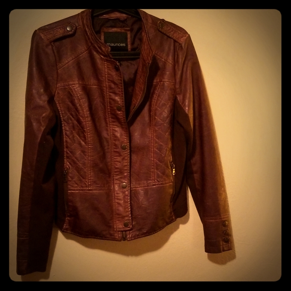 Faux Leather Jacket